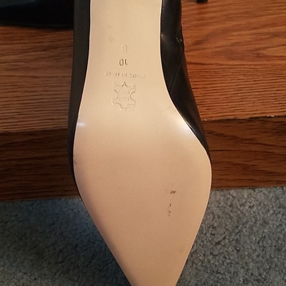 ISAAC pointy toe black ankle boots - Picture 3 of 4